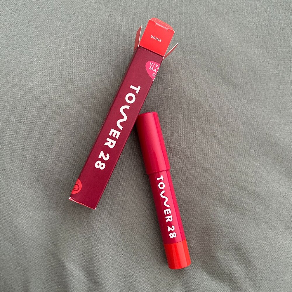 Tower 28 Juicebalm Lip Stick NIB Shade: Drink